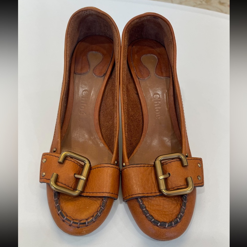 Chloe C Buckle Shoes Size 8